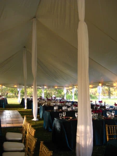 Wedding Tent Size Chart