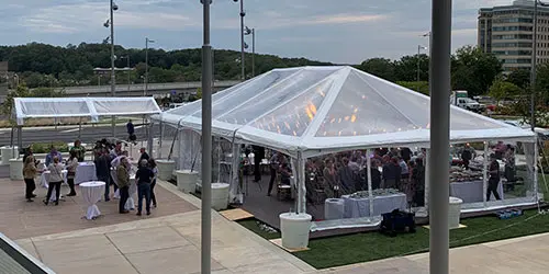 Corporate tent rentals